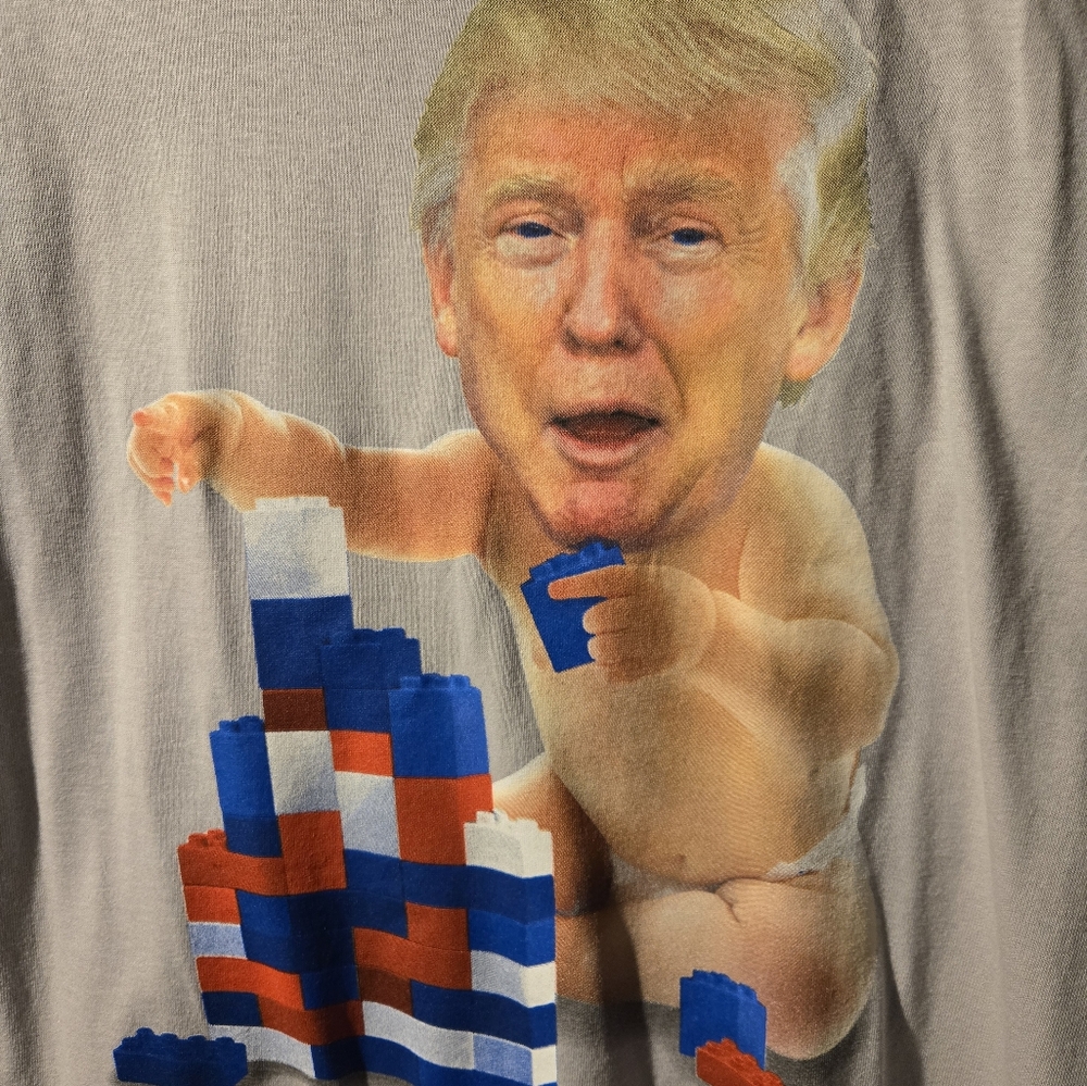 Large "Cry Baby Trump Building The Wall" from 2016